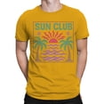 thumbnail image 2 of Sunset Vibes in Sun Club Men's T-shirt Gold, 2 of 3