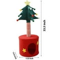 thumbnail image 2 of Colourtree Christmas Tree Cat House Activity Center for Indoor Cats Compact Space Saving Multifunctional Pet Toy, 2 of 8