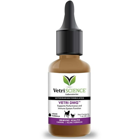 VetriScience Laboratories Vetri-DMG Immune Health Support Liquid for Dogs and Cats, 1