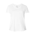 thumbnail image 2 of Hanes Just My Size Women's Short Sleeve V-Neck Tee Jms30, 2 of 3