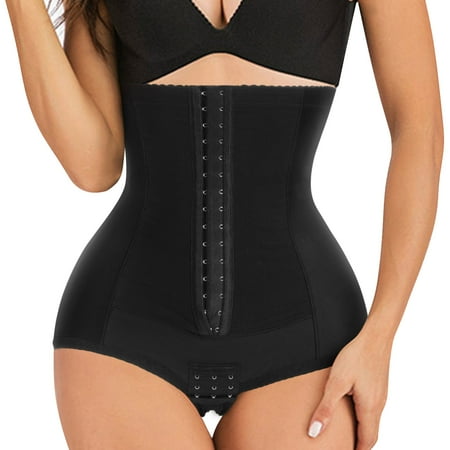 

Junlan Butt Lifter for Women Shapewear Hi-Waist Tummy Control Panties Slimmer Body Shaper(Black S)