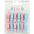 thumbnail image 2 of (2 pack) Dovecraft Couture du Jour Mini Wooden Pegs 12/Pkg-Assorted Color Clothespins, 2 of 3