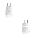 thumbnail image 1 of Ounissouiy WiFi Teléfono móvil Control remoto Enchufe inteligente Apartamento Mini Salida redonda Electrodomésticos inteligentes Enchufe FR Suministros 16A 2piezas Ounissouiy CBP183475, 1 of 6