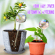 thumbnail image 5 of Vidrio grueso para mayor durabilidad, inserto de maceta de vidrio transparente con riego automático con degradado de arcoíris iridiscente, regalo de jardinería para plantas de interior y exterior,, 5 of 7