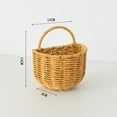 thumbnail image 1 of Danhjin Storage Basket Imitation Rattan Makeup Storage Basket Home Kitchen Wall-mounted Portable Multi-functional Storage Artifact Basket Storage Basket, 1 of 1