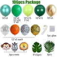 thumbnail image 4 of Juego de ramo de globos con temática de Inside Out, suministros para fiestas de cumpleaños 1.º y 2.º, globos de látex coloridos para niñas y niños, decoración para el hogar y exteriores, 4 of 5