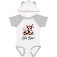 thumbnail image 3 of Inktastic 1st Birthday Cottagecore Baby Girl Deer Girls Baby Bodysuit, 3 of 5