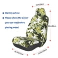 thumbnail image 3 of Daiia Hawaii Palms Printed Car Seat Cover - Waterproof & Sweatproof - Universal Fit, Machine Washable, Non-Slip - Seat Protector for Car, Truck, SUV, Van (1 Pack), 3 of 5
