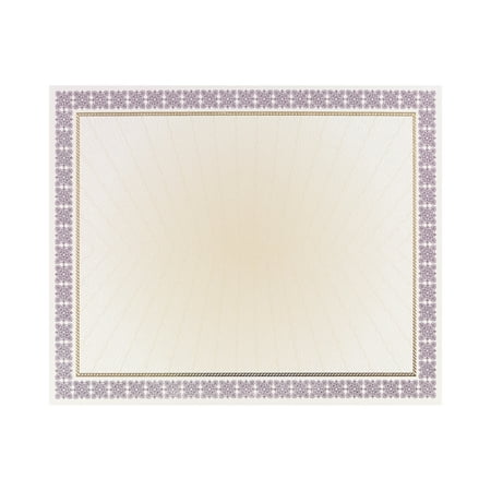 Great Papers! Westminster Blue Metallic Gold Foil Certificate, for Awards, Achievements and Recognition, Printer Friendly 8.5”x11”, 15 Sheet Pack (963024)