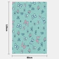 thumbnail image 3 of FUNOA Blanket Flannel Flower Print Warmer Comfort Fluffy Warm Fluffy Blankets Queen Size for Camping Warm and Breathable 4 Sizes, 3 of 8