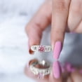 thumbnail image 6 of Rosec Jewels IGI Certified Lab Grown Pink White Diamond Engagement Ring - Vintage Style Ring (1 Carat, Fancy Pink Color and E-VS1 Clarity), 925 Sterling Silver, US 4.00, 6 of 9