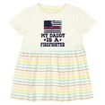 thumbnail image 3 of Inktastic Fireman Daddy is a Firefighter Girls Baby Dress, 3 of 5