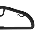 thumbnail image 6 of Simplify 8 Pack S-Shape Non Slip Plastic Shirt Hanger with Tie Bar in Black, 6 of 8