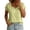 Green, variant on cocolona Linen Tops for Women Summer Solid Color V Neck Short Sleeve Shirts Dressy Casual Blouses
