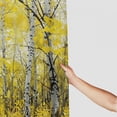thumbnail image 3 of Orinice Trees Yellow Leaves Grove Bathroom Decor Set with Hooks, Colorful Luxurious Polyester Fabric Fashion Shower Curtain, Chic Modern Design, Waterproof, Easy Installation 36x72, 3 of 7