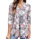 thumbnail image 1 of Pntutb verano mujer media manga estampado botón tops blusa cuello en V camisa pulóver Pntutb Pntutb-543, 1 of 8