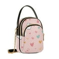thumbnail image 7 of FORMRS Crossbody Bag for Women Quilted Travel Shoulder Cell Phone Purse with Chain Strap Handbag, Love in The Air, 7 of 7