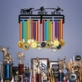 thumbnail image 6 of Triathlon Medal Hanger Display Running Swim Bike Competition Medal Holder Iron Sports Medals Display Iron Medal Hook Medal Wall Hanging Athlete Gift for Runner, 6 of 9