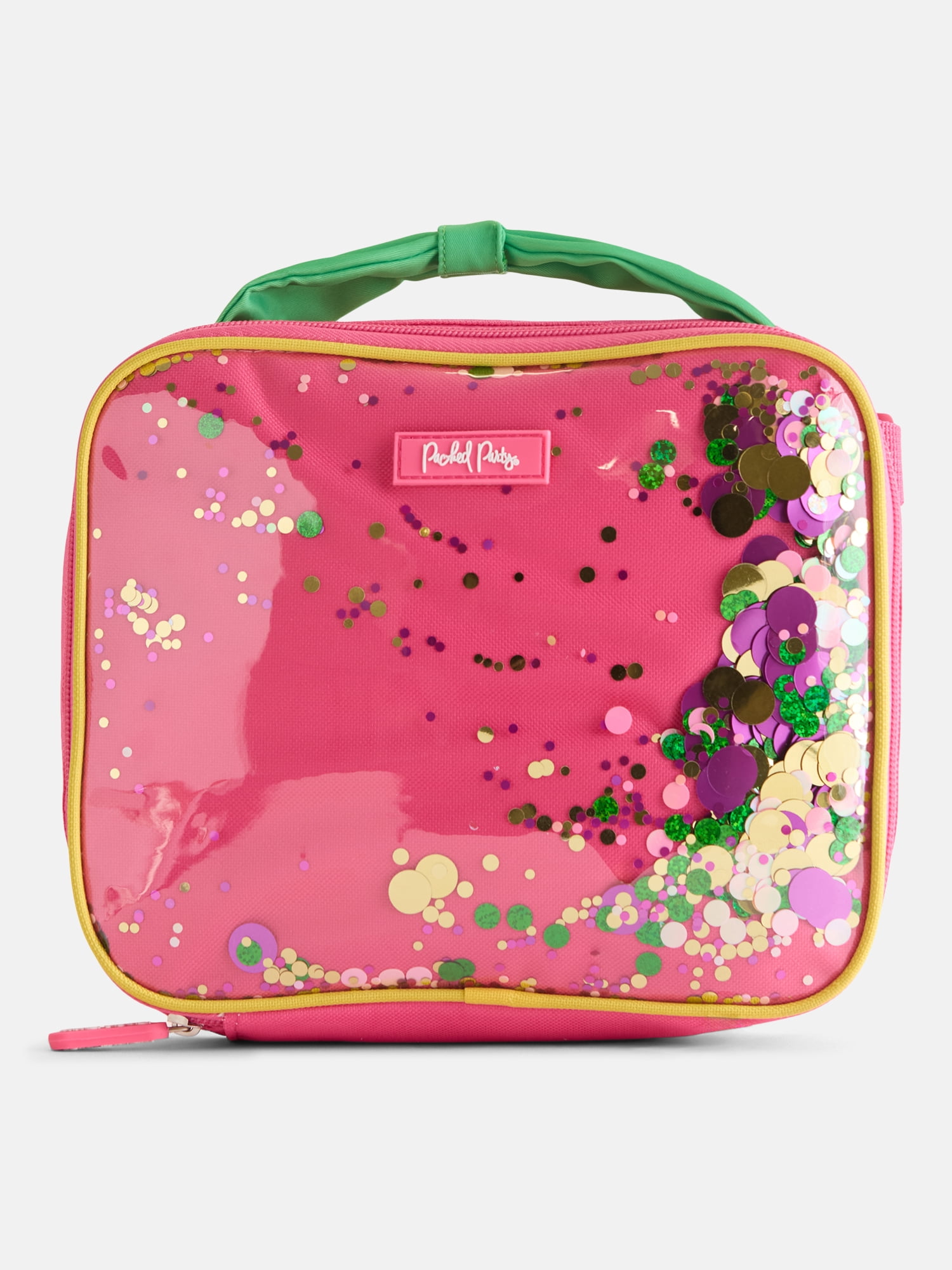 Packed Party Girls Confetti Clear Backpack and Lunch Box Set