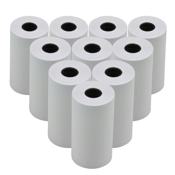 dodocool Lot de 10 rouleaux de papier thermique vierges blancs 57