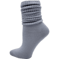 thumbnail image 3 of 6 Pairs Slouch Socks for Women, Soft Extra Long Scrunch Knee High Sock, Bulk Pack (Gray), 3 of 5