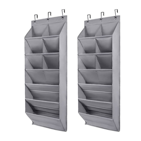 Mistaha Tiktiger Over the Door Shoe Organizer,2 Pack Hanging Shoe Organizer Over the Door,9 Pockets