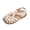 Beige, variant on NOKIO Girls' Designer Sandals Girls' Boho Chic Sandals Girls Sandals Half Open Toe Mesh Design Sandals Flat Sandals Summer Dress Shoes For Toddler Little Child