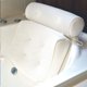thumbnail image 3 of Almohada de baño, almohada para bañera de hidromasaje con tecnología 3D Air Mesh y ventosas, ayuda a sostener la cabeza, la espalda, los hombros y el cuello, se adapta a todas las bañeras, jacuzzis y, 3 of 5
