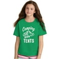 thumbnail image 4 of Camping Its In Tents Funny Outdoors Crewneck T Shirts Boy Girl Teen Brisco Brands L, 4 of 6