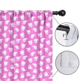 thumbnail image 4 of Blackout Kids Curtains,Cute Halloween Ghosts Pattern Childrens Insulated Curtains Set Of 2,Bedroom Essentials,Toddler Room Decor 52"x63", 4 of 5
