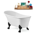 thumbnail image 2 of 67" Streamline N349BL-IN-BL Clawfoot Tub and Tray With Internal Drain, 2 of 8