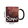 thumbnail image 3 of PEONAVET Constellation Glass Twelve Constellations Ceramic Color-changing Cup Coffee Tea Cup, 3 of 5
