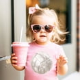 thumbnail image 4 of Faux Glitter Volleyball Shirt for Toddlers and Girls Cute Girly Volleyball Fan Tee Pink Shirt 12 Months, 4 of 4