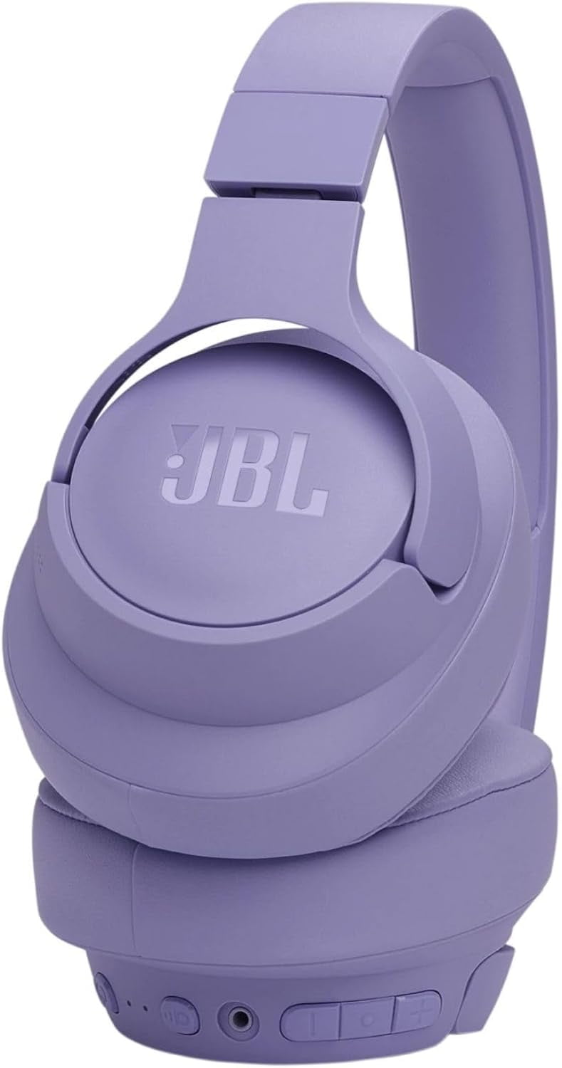 JBL Tune 770NC - Adaptive Noise Cancelling Wireless Over-Ear Headphones - Purple