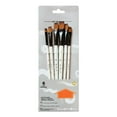 thumbnail image 1 of Injueey 6 unids/set de pinceles para acuarela, Kit de diferentes formas, pelo de nailon, mango de madera, pincel para pintar, suministros de Type3 NO3, 1 of 6