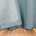 thumbnail image 5 of Superior Linen Blackout Curtains, Grommet Header, Set of 2, 42" x 96", Teal, 5 of 6