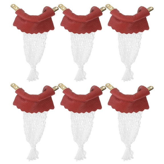 MLINS 6 Pcs Billiard Pockets Pool Table Net Bag Replacement Parts