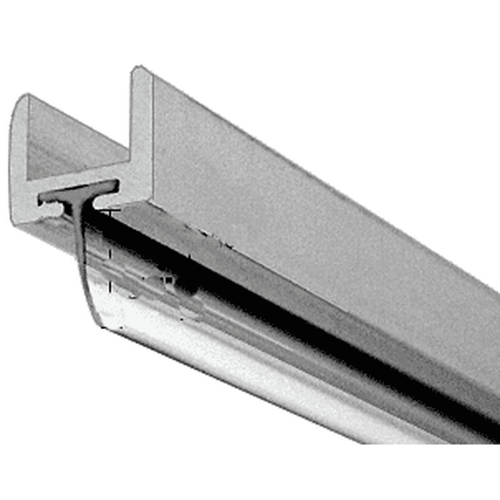 CRL SDW38BN Brushed Nickel Frameless Shower Door Aluminum UChannel