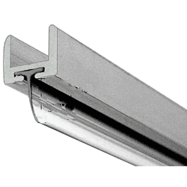 CRL SDW38BN Brushed Nickel Frameless Shower Door Aluminum U-Channel