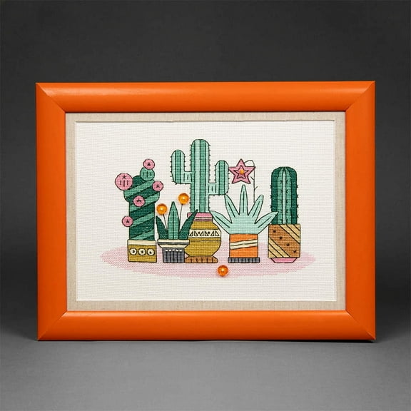 BT-205C Counted cross stitch kit Crystal Art Triptych "Bright Mexico"