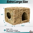 thumbnail image 2 of Pajita plegable Hercocci de Grass House, extra grande, para conejos, 2 of 7