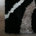 thumbnail image 3 of Rugsotic Carpets Hand Tufted Shag Polyester Eco-Friendly Area Rugs - 5'x8', Rectangle, Black, Plain Solid Design, High Pile Handmade Anti Skid Rugs for Living Room, Bed Room K00002, 3 of 5