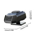 thumbnail image 2 of 12V 150W Portable Car Heater Function Device For Windshield Thawing And Interior Demisting With Efficient Chill Reduction, 2 of 8