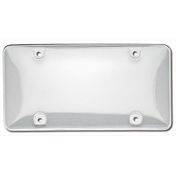 Bubble Novelty License Plate shield, Clear