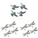 thumbnail image 1 of 12x de Ventana Cling para Bird Dragonfly Strikes Decoración Macarena Adhesivos estáticos para ventanas, 1 of 8
