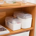 thumbnail image 4 of Ikeay Box, Box Double Layer with Handle Removable Tray Portable Large Capacity Emergency Kit Container Organizer, Food Storage, 4 of 6