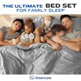 thumbnail image 3 of DREAMCARE King Size Bed Sheets - 4 Piece Deep Pocket King Sheets Set - Up to 21in Luxury Hotel Bedding Sets- Draps Lit King - Elegant Comfor, 3 of 9