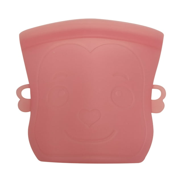 Fiudx Bolsa de Silicona para Refrigerios, Apta para Uso Alimentario, Reutilizable, Resistente a Altas y Bajas Temperaturas, Apta para Congelador y Microondas, Diseño a Prueba de Fugas, Cómodas Asas D