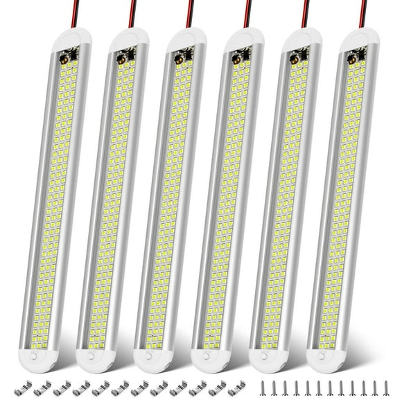 Barra de iluminación interior LED CT CAPETRONIX 12 V 1500 LM 8 W (paquete de 6)