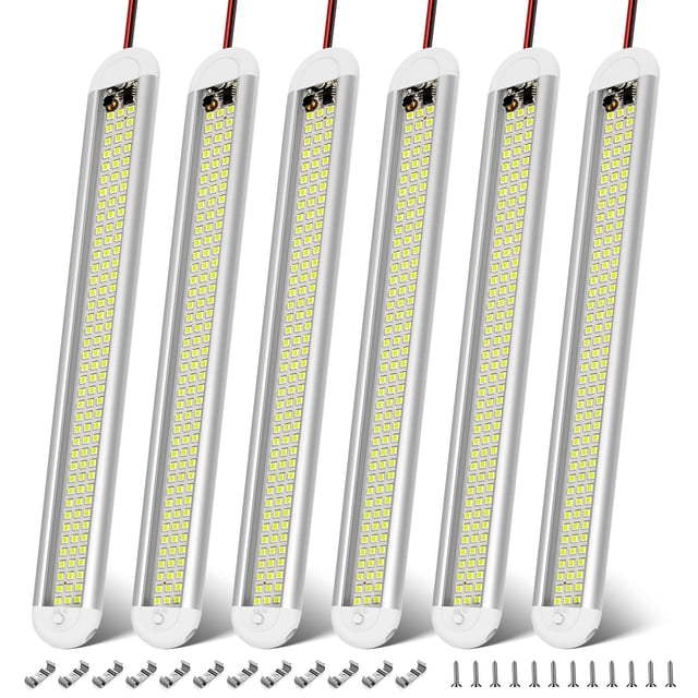 Barra de iluminación interior LED CT CAPETRONIX 12 V 1500 LM 8 W (paquete de 6)